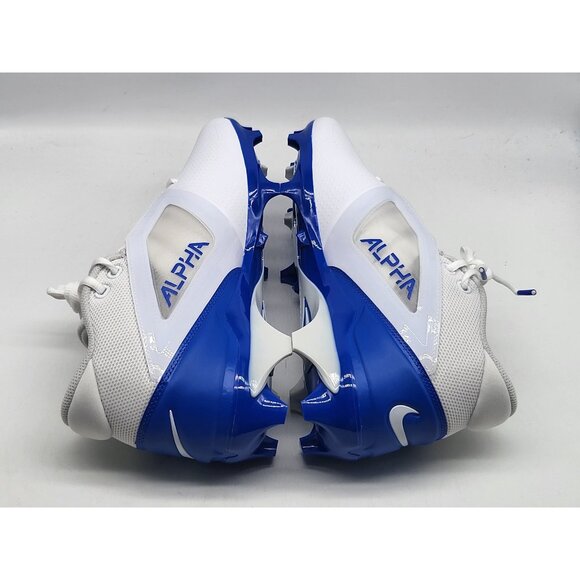 Nike Alpha Menace 4 Pro Football Cleats Mens 9 White Blue FD7037-103 main image 7